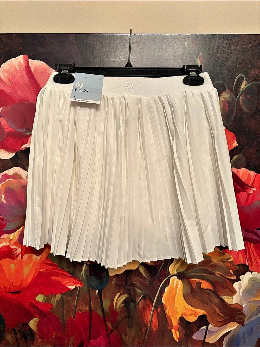 NWT FLX Women'Small FLX Modern Fit Skort Pleated Mini
